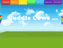 Tablet Screenshot of cuddlecow.com